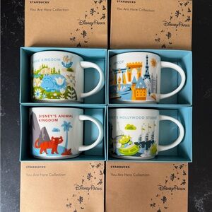 Disney World Starbucks Parks Mugs 2nd Edition